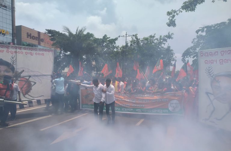 Dengue Menace In Bhubaneswar: BJP Activists Gherao BMC Office, Spray Mosquito Repellents