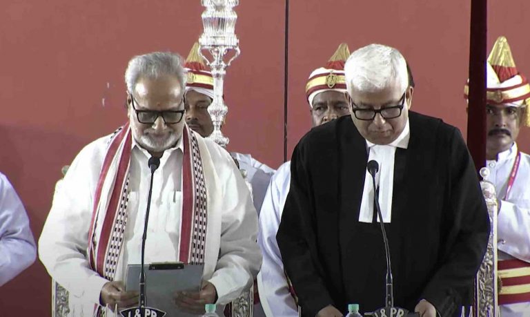 Justice Subhasis Talapatra Sworn In As 33rd Chief Justice Of Orissa HC