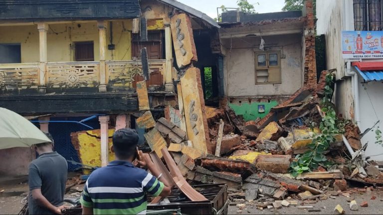 2-Storey Building Collapses In Odisha’s Sambalpur Amid Heavy Rain, No Casualty