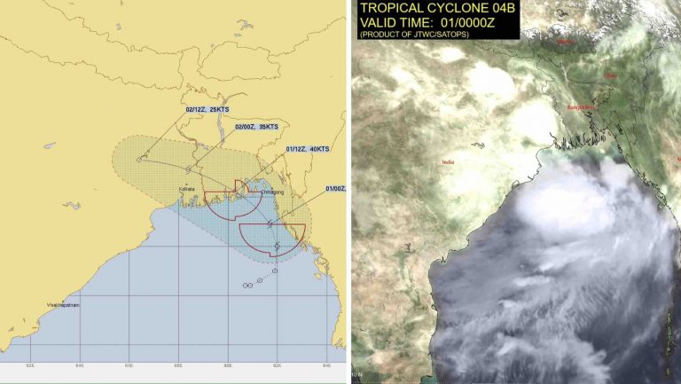 JTWC Issues Cyclone Alert In Bay; Deep Depression To Cross Bangladesh This Evening, Says IMD