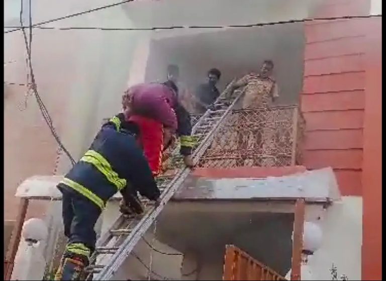 Fire Breaks Out In 3-Storey Building In Bhubaneswar; 3 Rescued
