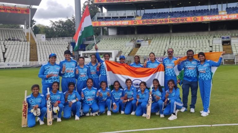 India women blind team gold