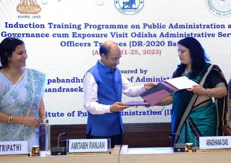 Odisha’s Gopabandhu Academy of Administration & IIPA Ink MoU For Capacity Building