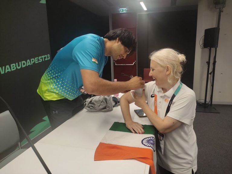 Neeraj Chopra refuses to sign on India flag