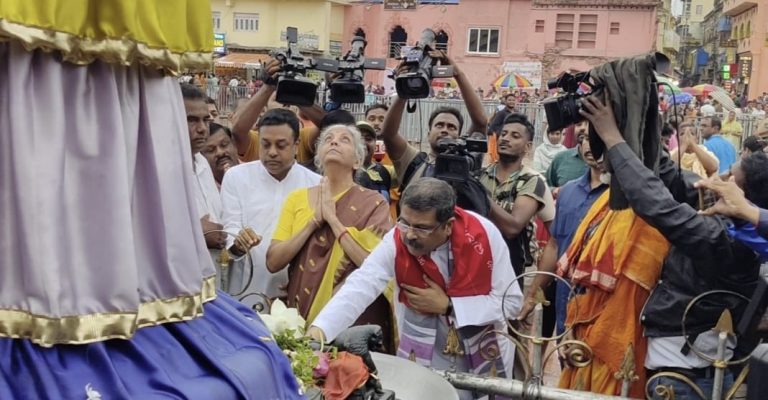 After Puri Jagannath Temple, Sitharaman & Dharmendra To Visit Freedom Fighter’s Home