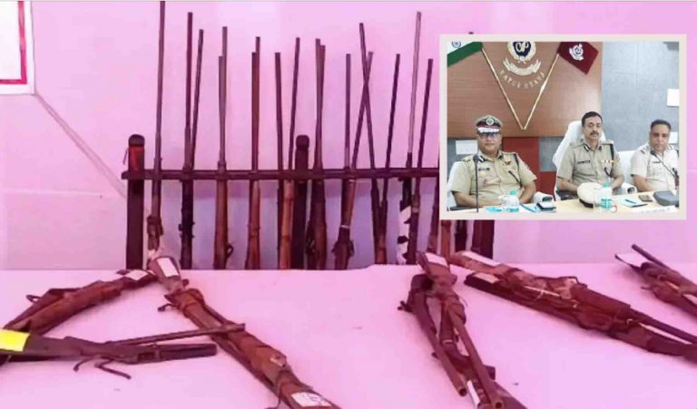 21 Poachers Arrested, 165 Guns Seized During Crackdown In Odisha’s Similipal