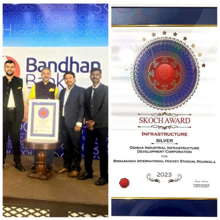 SKOCH award for IDCO odisha