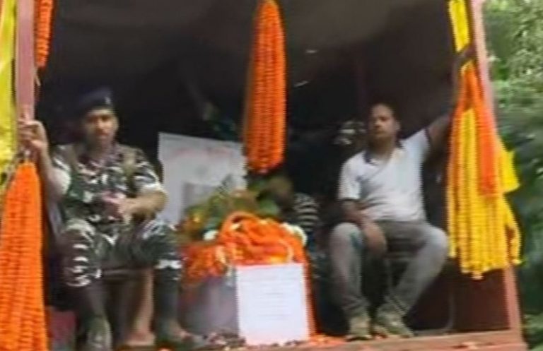 Martyred CRPF Jawan’s Mortal Remains Reach Birthplace In Odisha’s Keonjhar For Last Rites