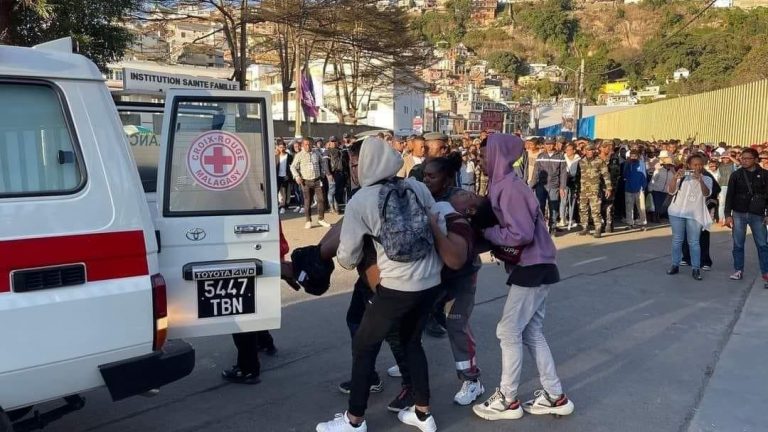 Stampede at Indian Ocean Island Games opening