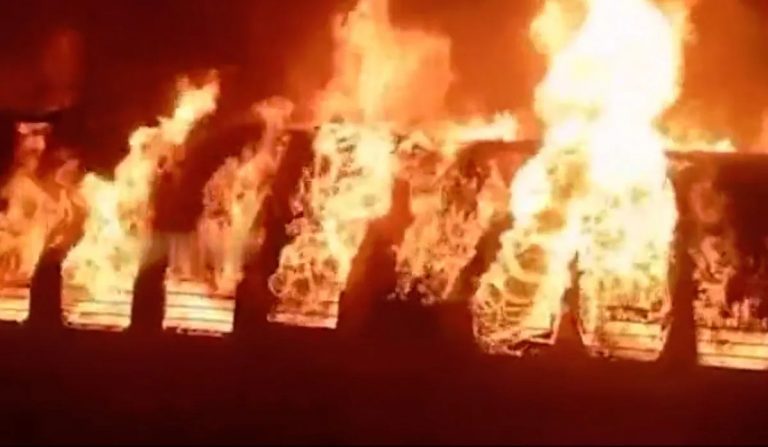 Fire In Train Compartment In Tamil Nadu: 10 Dead, Over 20 Injured