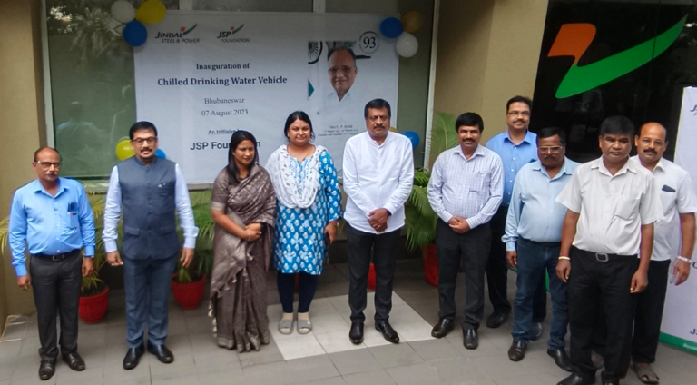 JSP Foundation Launches Chilled Drinking Water Van In Bhubaneswar