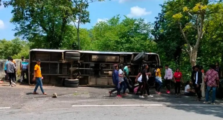Teacher Killed, Over 20 Students Injured As Bus Overturns In Odisha’s Nabarangpur