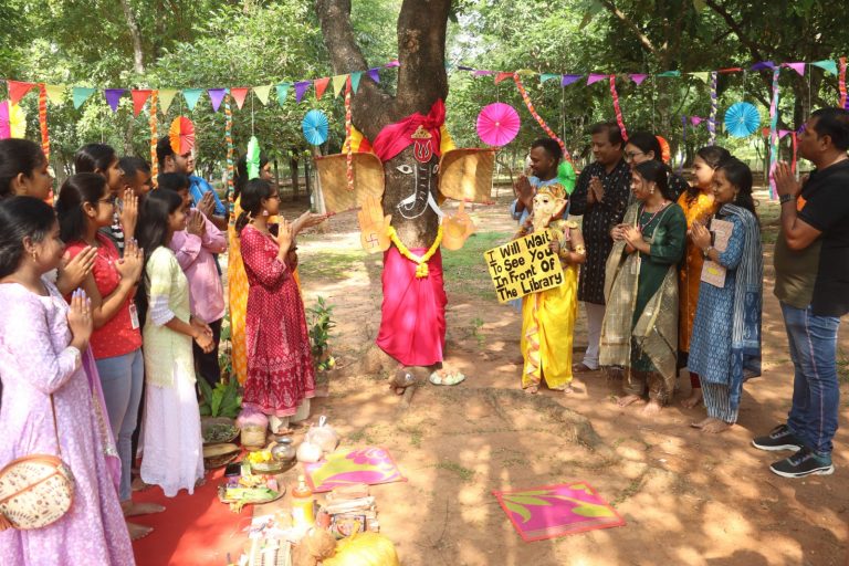 Tree Ganesh Worshipped In Bhubaneswar Park In Unique Celebration