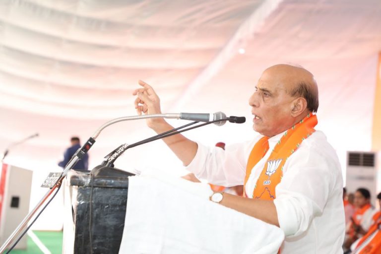 Defence minister Rajnath singh