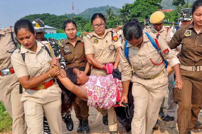Guwahati semi-nude protest