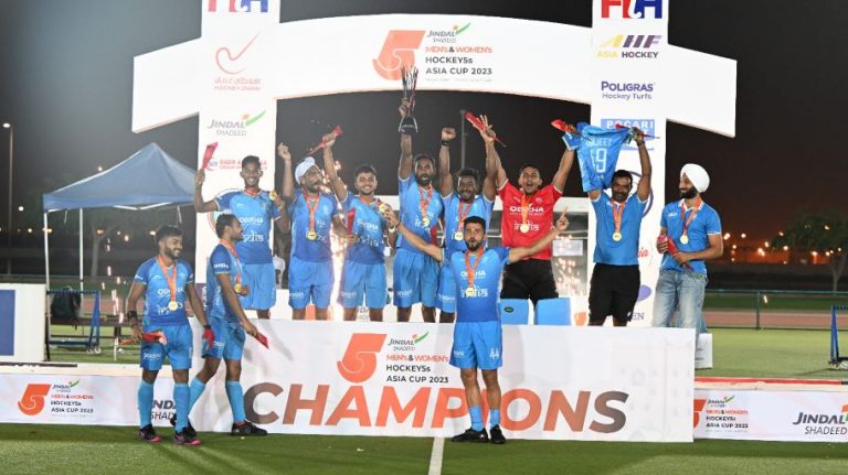 India Hockey5s Asia champions