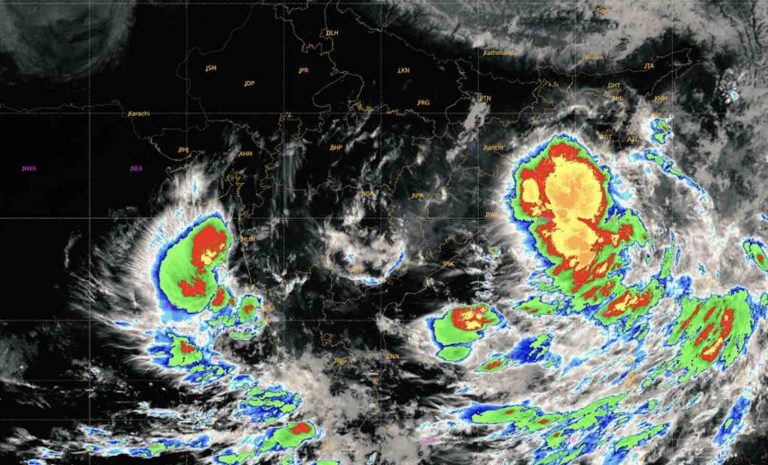 Twin Low Pressure Areas Form Bay & Arabian Sea; Heavy Rain To Resume In Odisha From Today