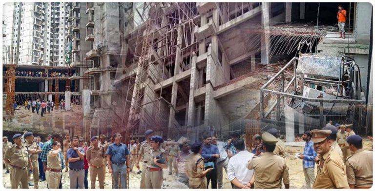 Lift collapses in greater Noida