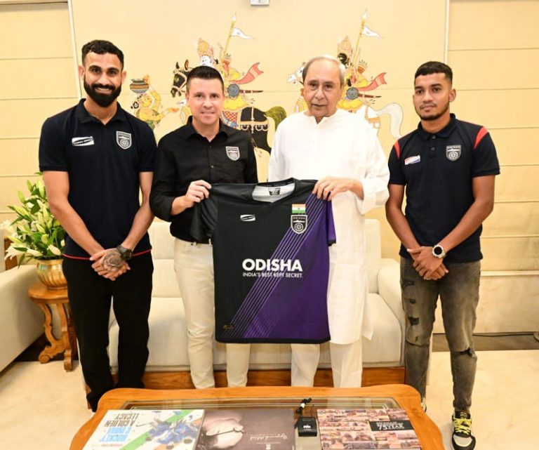 Odisha FC jersey for Naveen Patnaik