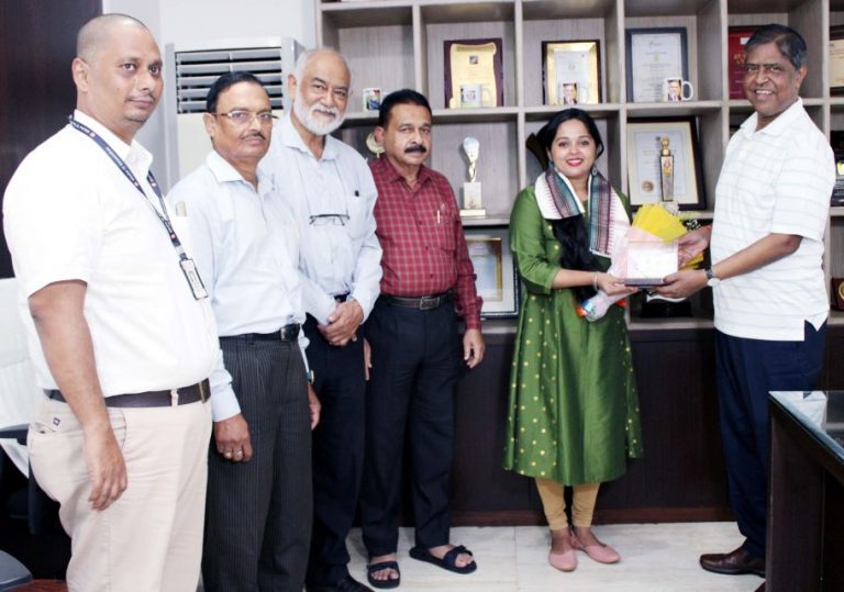 SOA felicitates Radhika sharma OAS qualification