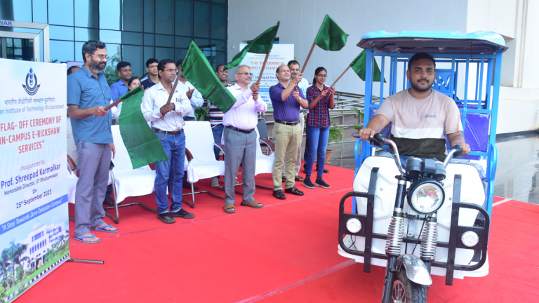 IIT Bhubaneswar Launches On-Campus E-Rickshaw Services In Eco-Friendly Initiative