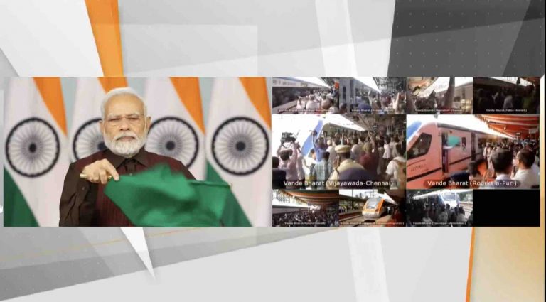 PM Modi Flags Off Puri-Rourkela & 8 Other Vande Bharat Trains With Improved Amenities