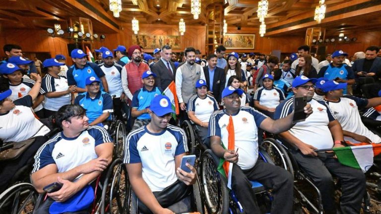 Asian Para Games India team