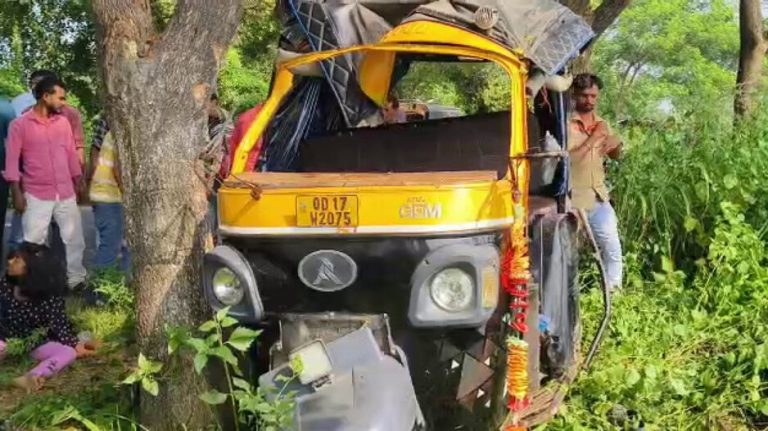 One Dead, 10 Injured As ‘Overcrowded’ Auto Crashes Into Tree In Odisha