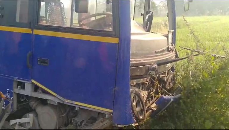 Bus Veers Into Paddy Field After Tyre Burst In Odisha; 14 Injured, 3 Critical