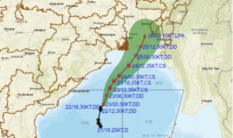 Cyclone Hamoon To Form In Bay Of Bengal Today; Rain, Squall@70 Kmph Along Odisha Coast