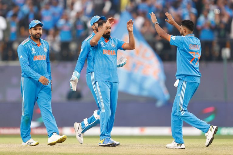 World Cup 2023: India Restrict New Zealand To 273 With Shami’s Fiery Fifer