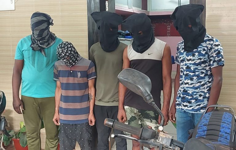 5 Criminals Held While Planning Armed Robbery In Bhubaneswar