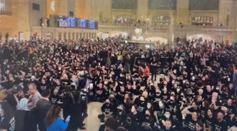 Protesters Seeking Gaza Ceasefire Shut New York’s Grand Central