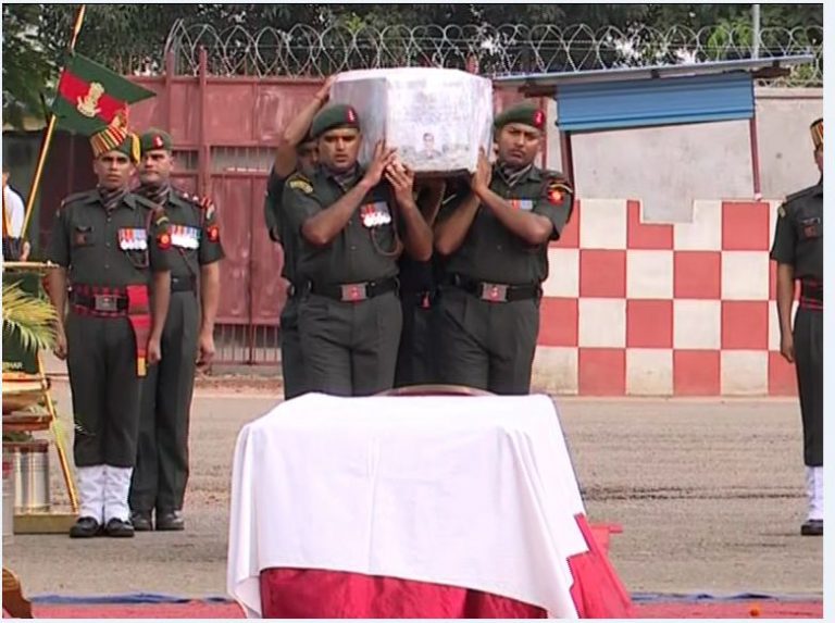 Guard Of Honour To Odia Jawan Saroj Das Who Died In Sikkim Flood As Mortal Remains Reach Bhubaneswar