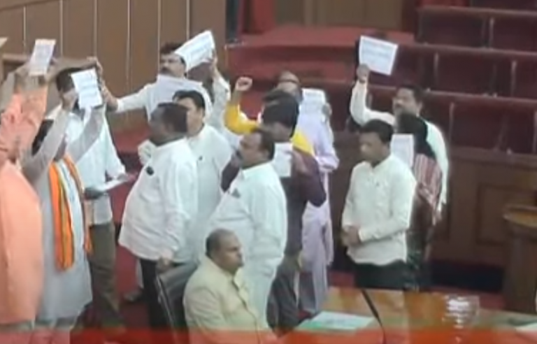 Odisha Assembly Adjourned Till 4 PM Amid Ruckus By Opposition Over CM’s ‘Anti-People’ Remark