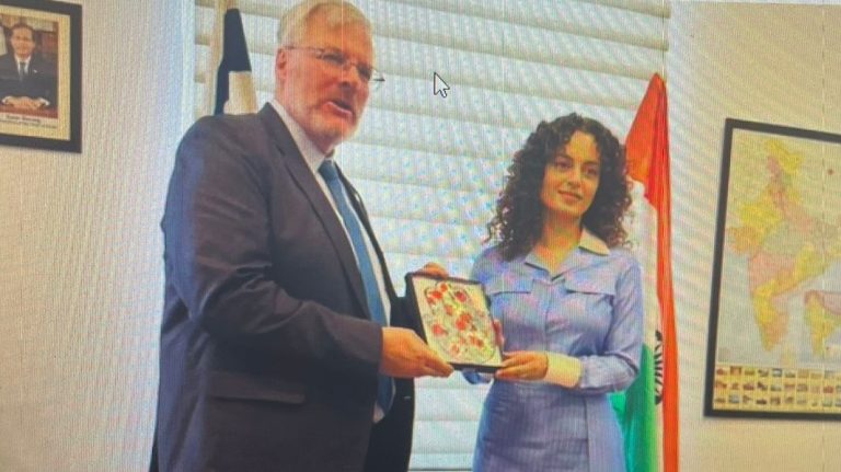 Kangana Ranaut Meets Israel Ambassador In Delhi