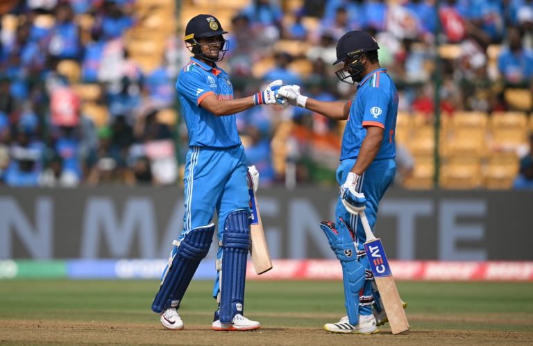 World Cup: Gill Departs After 100-Run Stand Against Netherlands, New Record For Rohit Sharma