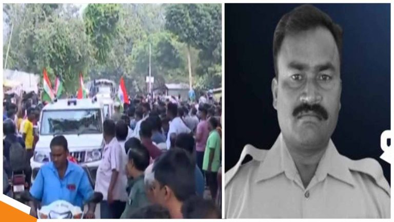 Odia BSF Jawan’s Mortal Remains Consigned To Flames With Full State Honour In Puri Village