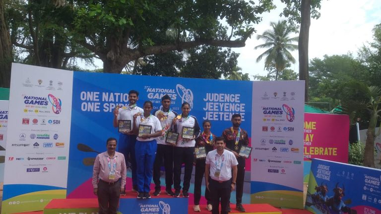 Odisha rowing gold in National Games