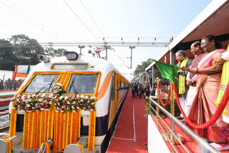 3-Day Odisha Visit: President Droupadi Murmu Flags Off 3 New Trains Connecting Her Native Town