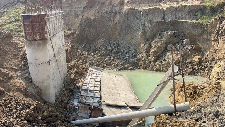Under-Construction Bridge Pillar Crumbles In Odisha’s Balasore; Locals Allege Poor Work