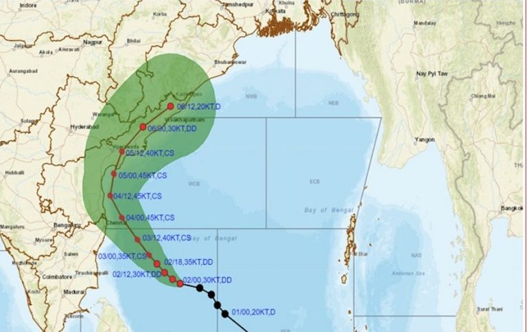 Cyclone Michaung Likely Over Bay In 24 Hours; Landfall With 100Kmph Wind Speed