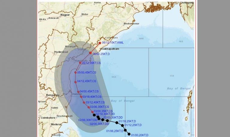 Cyclone ‘Michaung’ Takes Shape Over Bay; Rain & Squall May Lash Odisha From Tomorrow