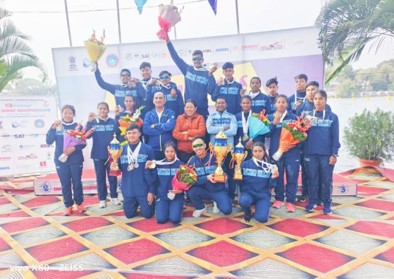 Odisha national canoe sprint championship overall winner