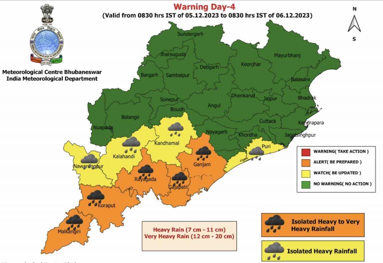Cyclone ‘Michaung’: Odisha Govt Cancels Leave Of Agri Officers In 5 Districts Till Dec 6
