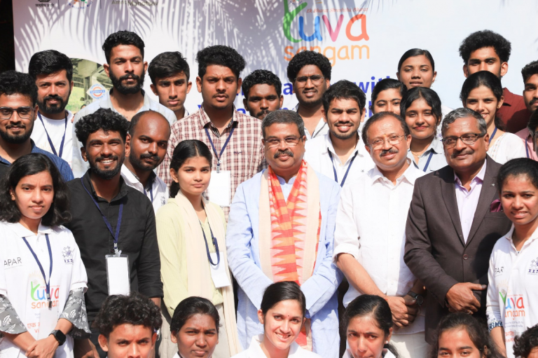Dharmendra Pradhan Interacts With Kerala Students Visiting Odisha Under Yuva Sangam