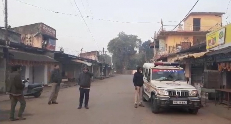 Normal Life Hit In Odisha’s Kuchinda Due To Bandh Demanding District Status