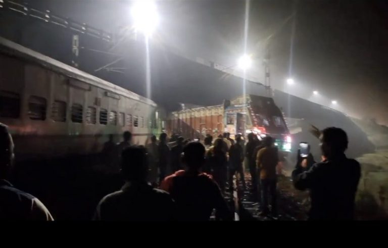 Close Shave For Passengers As Train Collides With Truck In Bengal’s Farakka