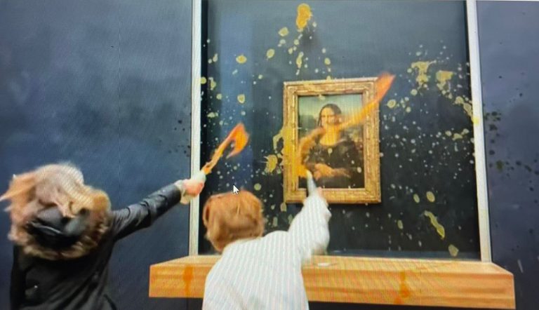 Farmers Protest in France: Activists Splash Soup On Glass-Protected Mona Lisa