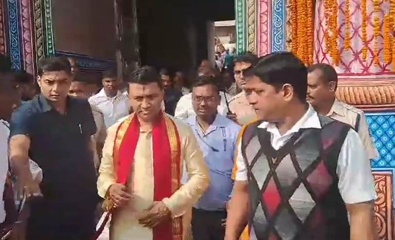Goa CM Pramod Sawant Offers Prayer At Jagannath Temple In Odisha’s Puri